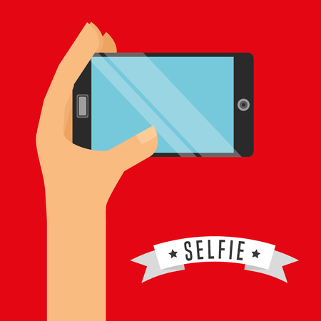 selfie photography design, vector illustration eps10 graphicのイラスト素材