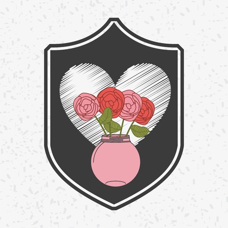 love card  design, vector illustration eps10 graphicのイラスト素材