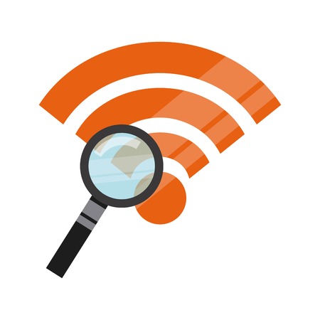 wifi connection design, vector illustration eps10 graphicのイラスト素材