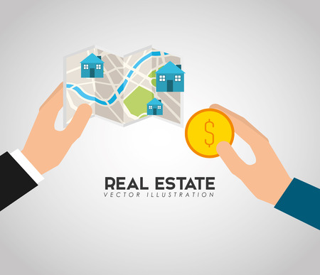 real estate design, vector illustration eps10 graphicのイラスト素材