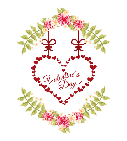 happy valentines day design, vector illustration  graphicのイラスト素材