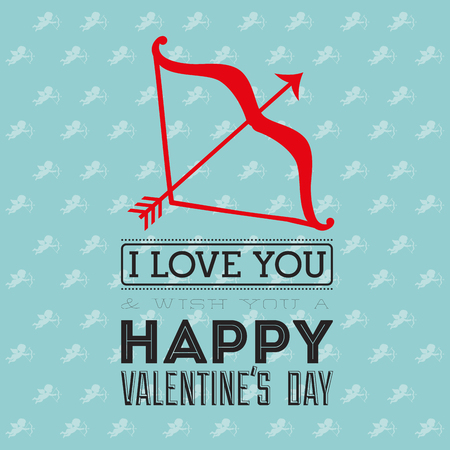 happy valentines day design, vector illustration  graphicのイラスト素材
