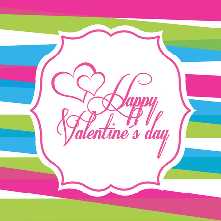 happy valentines day design, vector illustration  graphicのイラスト素材