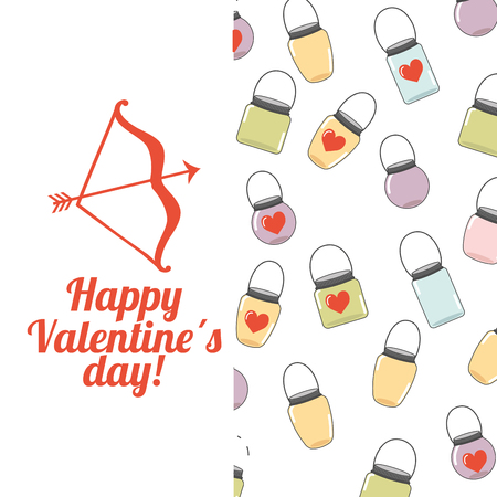 happy valentines day design, vector illustration  graphicのイラスト素材