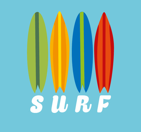 surf club design, vector illustration  graphicのイラスト素材