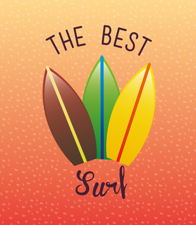 surf club design, vector illustration  graphicのイラスト素材