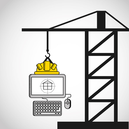 under construction designのイラスト素材