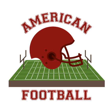 american football designのイラスト素材