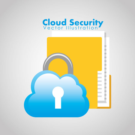 cloud security designのイラスト素材