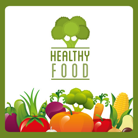 healthy food design, vector illustration eps10 graphicのイラスト素材
