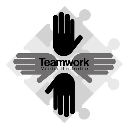 teamwork concept design, vector illustration eps10 graphicのイラスト素材