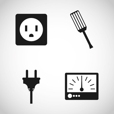electricity concept design, vector illustration eps10 graphicのイラスト素材
