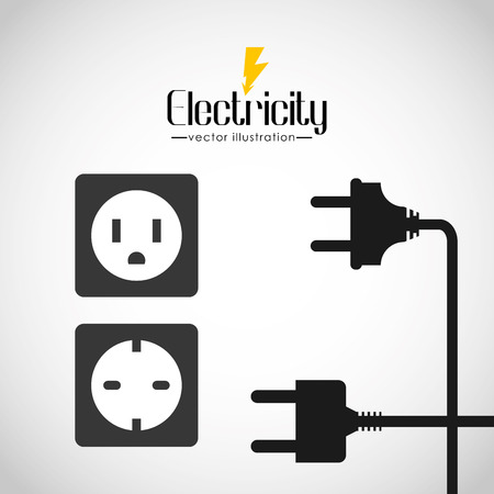 electricity concept designのイラスト素材