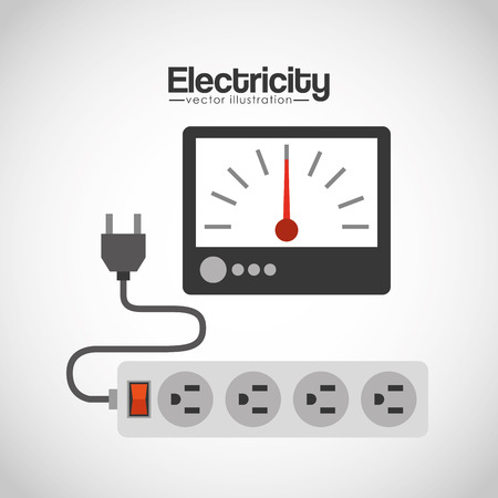 electricity concept design, vector illustration eps10 graphicのイラスト素材