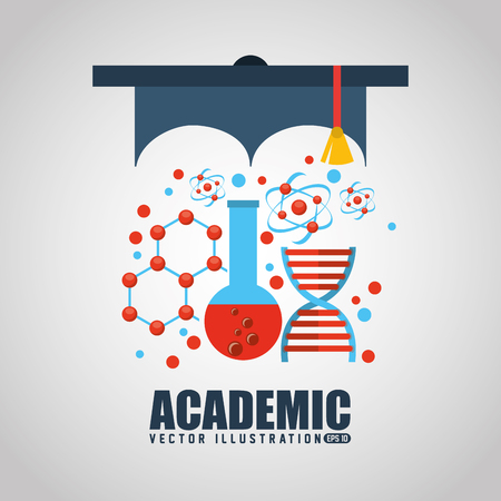 academic education  designのイラスト素材