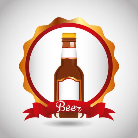 cold beer designのイラスト素材