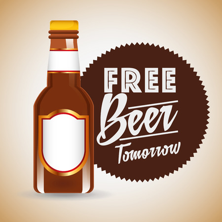 cold beer designのイラスト素材