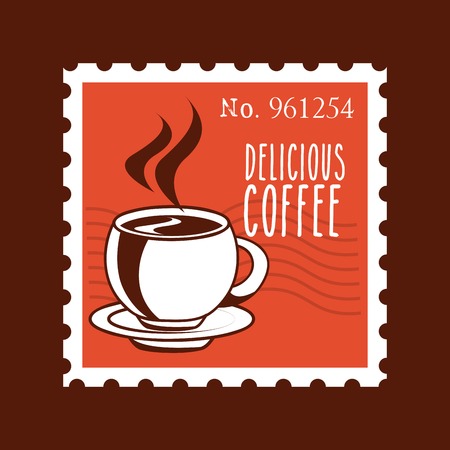 delicious coffee design, vector illustration  graphicのイラスト素材