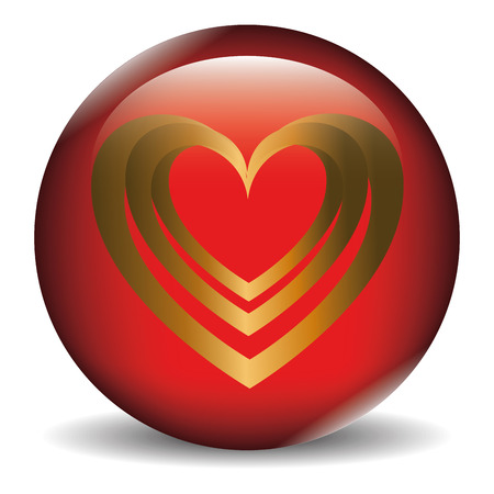 Love and valentines day graphic design, vector illustrationのイラスト素材