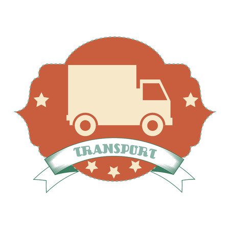 Vehicle transport icon graphic design, vector illustrationのイラスト素材