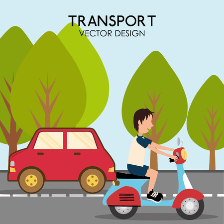 Vehicle transport icon graphic design, vector illustrationのイラスト素材