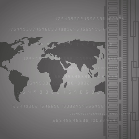 tech world design, vector illustration eps10 graphicのイラスト素材