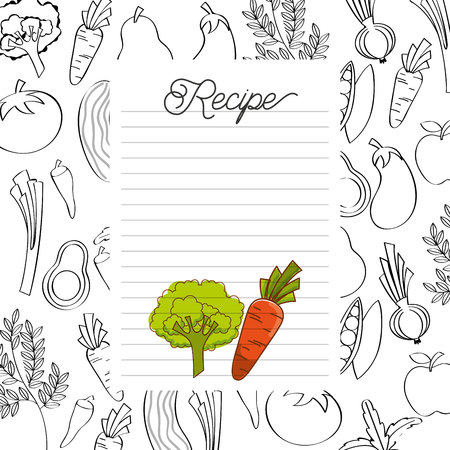 vegan food design, vector illustration eps10 graphicのイラスト素材