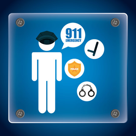 state police design, vector illustration eps10 graphicのイラスト素材