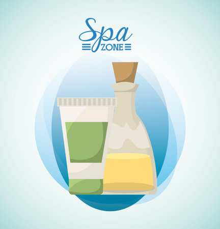 spa zone design, vector illustration eps10 graphicのイラスト素材