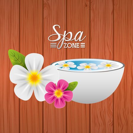 spa zone design, vector illustration eps10 graphicのイラスト素材