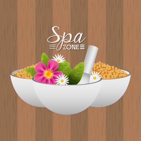 spa zone design, vector illustration eps10 graphicのイラスト素材