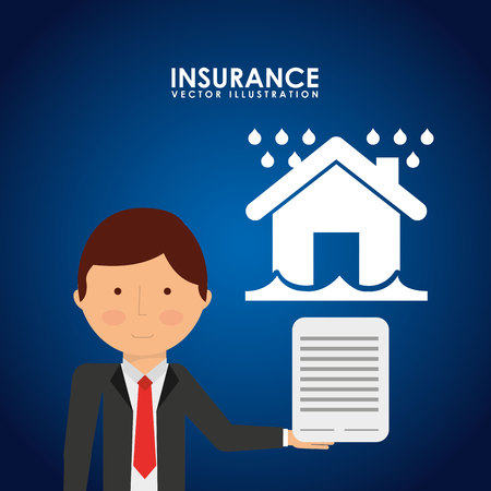 Insurance company design, vector illustration eps10 graphicのイラスト素材