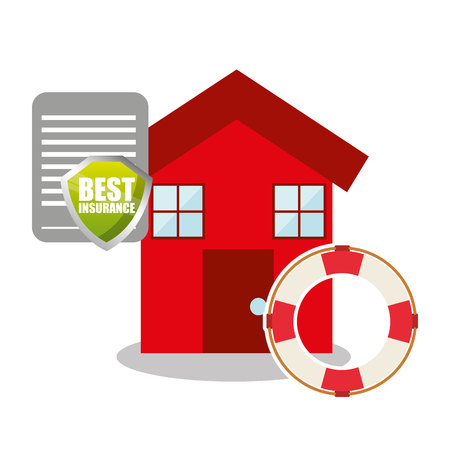 Insurance company design, vector illustration eps10 graphicのイラスト素材