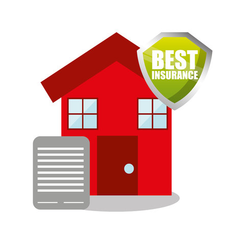 Insurance company design, vector illustration eps10 graphicのイラスト素材