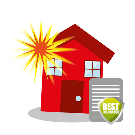 Insurance company design, vector illustration eps10 graphicのイラスト素材