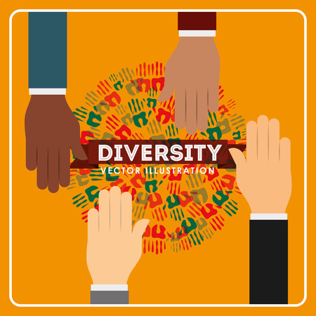 diversity people design, vector illustration eps10 graphicのイラスト素材