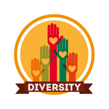 diversity people design, vector illustration eps10 graphicのイラスト素材