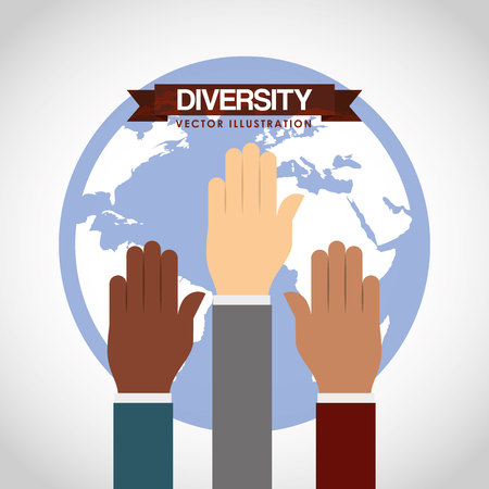 diversity people design, vector illustration eps10 graphicのイラスト素材