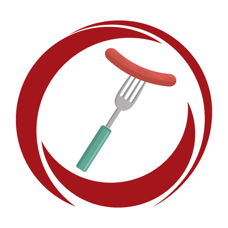 Delicious fast food graphic design, vector illustration eps10のイラスト素材