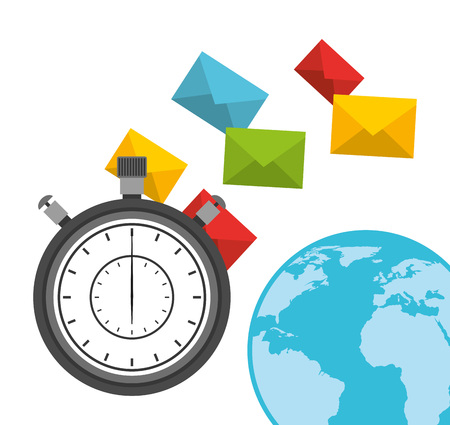 post mail service design, vector illustration eps10 graphicのイラスト素材