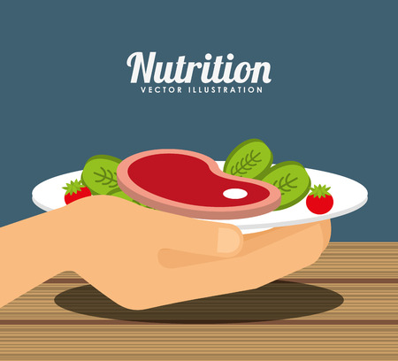 nutrition health design, vector illustration eps10 graphicのイラスト素材