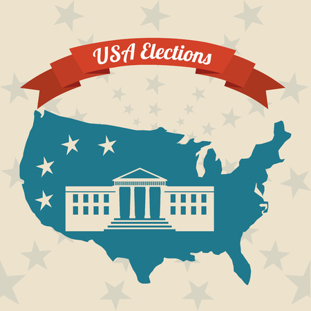 elections day design, vector illustration eps10 graphicのイラスト素材