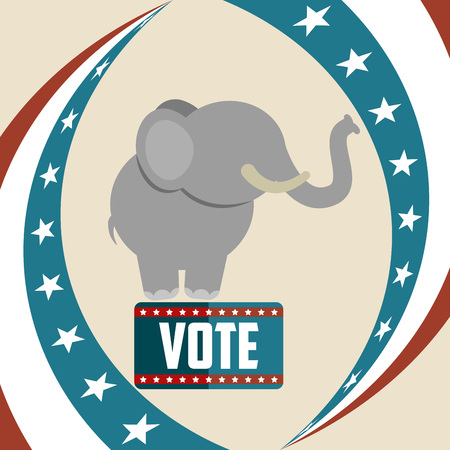 elections day design, vector illustration eps10 graphicのイラスト素材