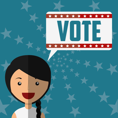 elections day design, vector illustration eps10 graphicのイラスト素材