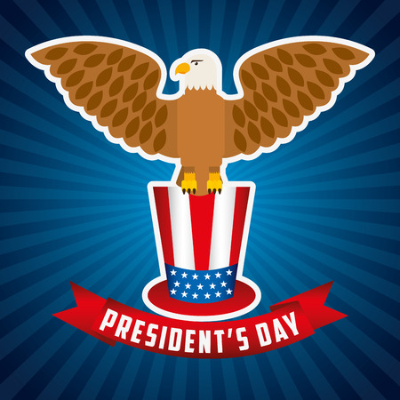 presidents day design, vector illustration eps10 graphicのイラスト素材