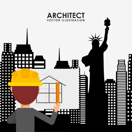 professional architect design, vector illustration eps10 graphicのイラスト素材