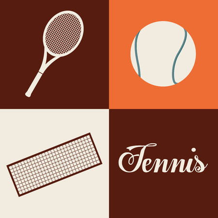 tennis sport design, vector illustration eps10 graphicのイラスト素材