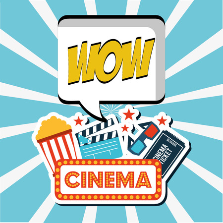cinema entertainment design, vector illustration eps10 graphicのイラスト素材