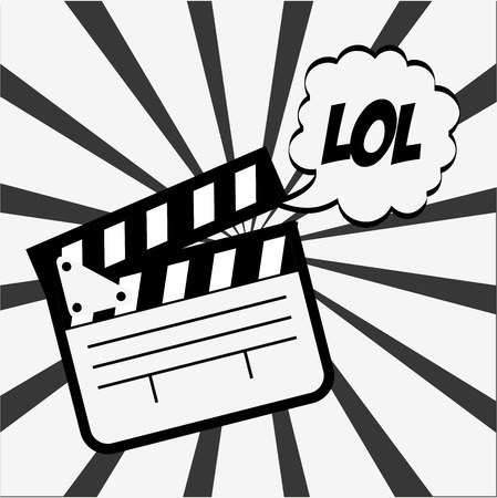 cinema entertainment design, vector illustration eps10 graphicのイラスト素材