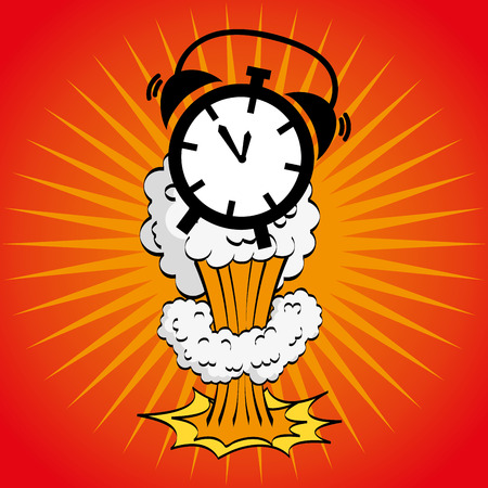 time icon design, vector illustration eps10 graphicのイラスト素材